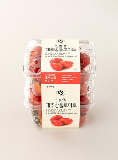 [기획] 친환경 대추방울토마토 두팩묶음(500gx2입)