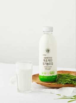 동물복지 목장 목초 먹인 유기농우유(750mL)