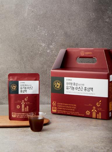 유기농6년근홍삼액(60mL×30포)