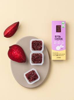 초록베베 유기농 다진비트(45g/3큐브)