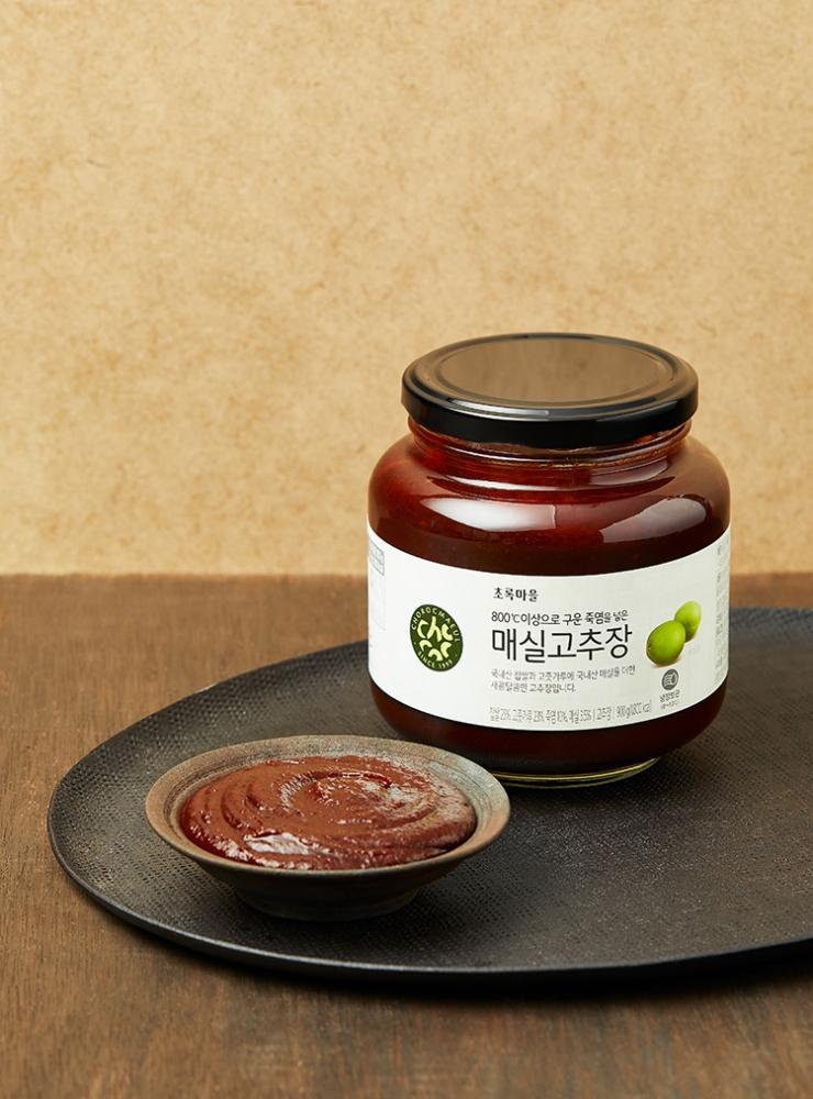 800℃이상으로 구운 죽염을 넣은 매실고추장(900g)