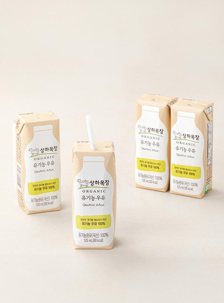 상하목장 유기농 우유(125mL×4입)