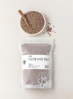 안심선별 브라운 렌틸콩(1kg)