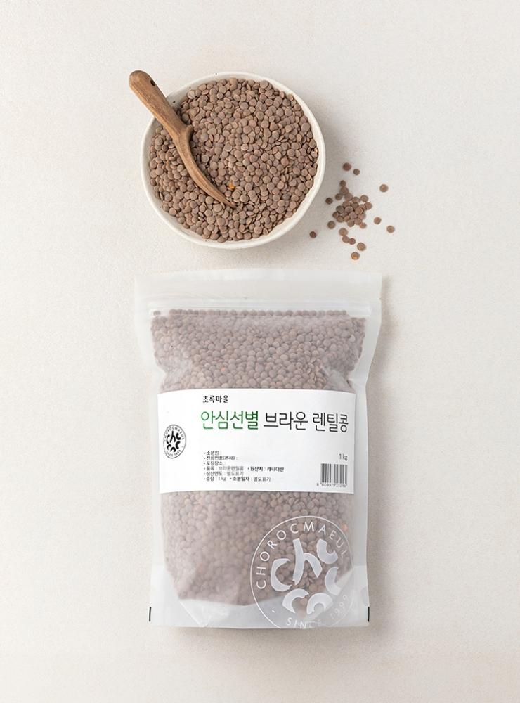 안심선별 브라운 렌틸콩(1kg)